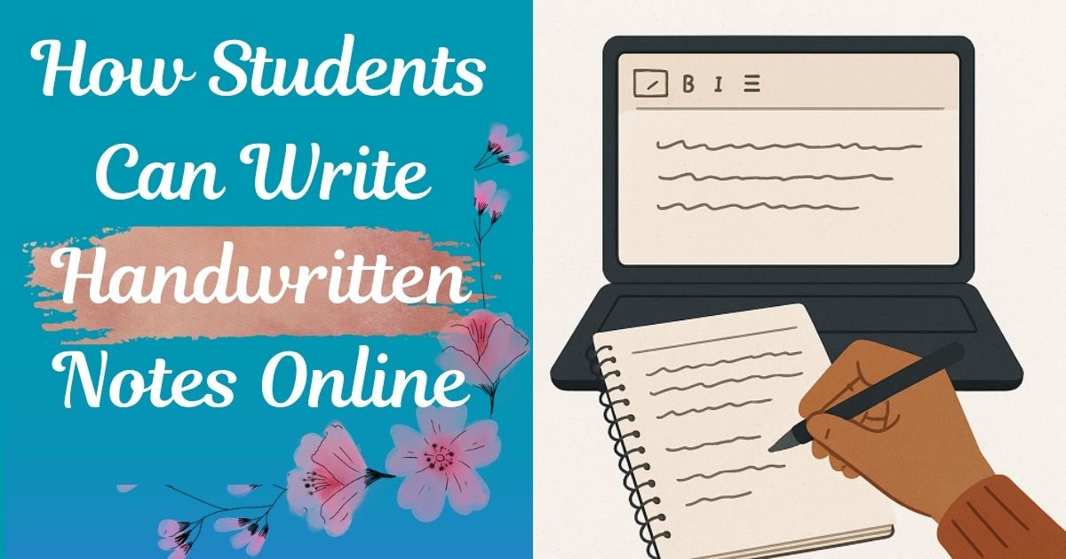 How Students Can Write Handwritten Notes Online