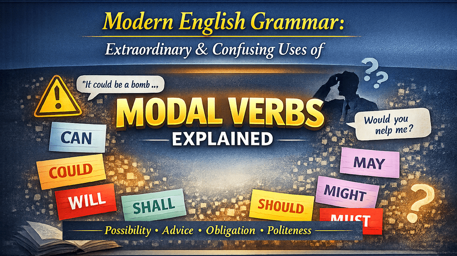 Confusing Uses of Modal Verbs Cracked – Extraordinary Uses of Modal Verbs in Modern English Grammar